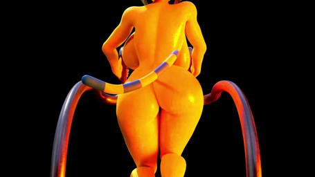 anthro anthrofied areola back_boob big_breasts big_butt black_background blue_hair bob_cut bodily_fluids breasts butt exercise female fur genitals gesture hair hand_gesture huge_breasts markings middle_finger nipples nude pink_areola pink_nipples short_hair simple_background solo striped_markings striped_tail stripes sweat tail tail_markings vulva walking wide_hips yellow_body yellow_fur severalbaps animal_crossing nintendo ankha_(animal_crossing) domestic_cat felid feline felis mammal 16:9 3d_(artwork) 3d_animation animated digital_media_(artwork) hi_res long_playtime loop no_sound video widescreen