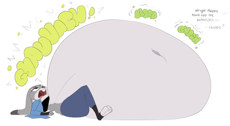 abdominal_bulge after_vore ambiguous_gender ambiguous_prey anthro anthro_pred belly big_belly big_breasts blue_eyes bodily_fluids bra breasts buckteeth burping clothing countershade_belly countershade_face countershade_feet countershading death digested digestion digestion_noises dipstick_ears ear_markings fatal fatal_vore feet female female_pred floppy_ears fur grey_body grey_fur huge_belly hyper hyper_belly lop_ears lying markings multicolored_ears narrowed_eyes navel offscreen_character on_back onomatopoeia open_mouth overweight overweight_anthro overweight_female rumbling_stomach saliva saliva_string shirt soft_vore solo sound_effects teeth text thick_thighs topwear unbuttoned_shirt underwear upper_teeth vore creamtreats disney zootopia judy_hopps lagomorph leporid mammal rabbit 2026 absurd_res digital_drawing_(artwork) digital_media_(artwork) english_text hi_res