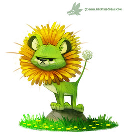 dandelion feral flower fur grass green_body green_fur grumpy humor male plant pun simple_background solo visual_pun white_background piper_thibodeau dandelion_(iguanamouth) dandelion_creature elemental_creature felid flora_fauna flower_creature lion mammal pantherine digital_media_(artwork) digital_painting_(artwork) painting_(artwork)