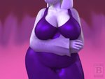 anthro belly breasts cleavage clothed clothing curvy_figure dress female fully_clothed mature_anthro mature_female overweight overweight_anthro overweight_female purple_clothing purple_dress slightly_chubby solo standing torso_shot blx24 undertale undertale_(series) toriel bovid caprine goat mammal 3d_(artwork) 4:3 digital_media_(artwork)