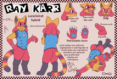 8_nipples alternate_color angry anthro balls blue_body blue_fur breasts claws digitigrade erection eyes_closed feline_tail foreskin fur genitals glans hissing humanoid_genitalia humanoid_penis limp_wrist looking_at_viewer male markings multi_nipple multicolored_body multicolored_fur multicolored_tail multiple_poses nipples open_mouth partially_retracted_foreskin pawpads paws penis pose sharp_teeth simple_background ska small_breasts smile spikes spikes_(anatomy) standing starfleet_insignia stretching tail tail_markings teeth text tongue tongue_out whisker_spots whiskers ray_karr nintendo pokemon ray_karr_lucario_(ray_karr) domestic_cat felid feline felis generation_4_pokemon hybrid lucario mammal pokemon_(species) absurd_res digital_media_(artwork) english_text hi_res model_sheet nonbinary_(lore) trans_(lore)