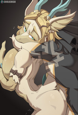 alternate_species anthro anthrofied big_breasts biped blush bodily_fluids breasts butt duo female female_penetrated fur hair looking_at_viewer looking_back male male/female male_penetrating male_penetrating_female multicolored_body nude penetration pupils sex simple_background sweat tail thick_thighs three-quarter_view cooliehigh mythology nintendo tears_of_the_kingdom the_legend_of_zelda light_dragon_(totk) link_(wolf_form) canid canine canis dragon mammal mythological_creature mythological_scalie scalie wolf 2025 hi_res