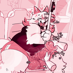 ahegao ambiguous_gender ambiguous_penetrating ambiguous_penetrating_gynomorph ambiguous_penetrating_intersex animal_genitalia animal_penis anthro balls being_watched big_balls big_penis blush bodily_fluids breath bus collar commercial_vehicle disembodied_hand drooling equine_genitalia equine_penis erection eye_roll fingering flared_penis genital_fluids genital_raphe genitals glistening glistening_balls glistening_genitalia glistening_penis gynomorph gynomorph/ambiguous gynomorph_anthro gynomorph_penetrated handjob heart_symbol horn huge_balls huge_penis intersex intersex/ambiguous intersex_anthro intersex_penetrated looking_at_another looking_pleasured medial_ring mismatched_animal_penis mismatched_genitalia mismatched_penis onomatopoeia penetration penile penis precum pubes public public_sex public_transportation raphe_(anatomy) saliva scrotal_raphe seat sex sitting slightly_chubby slightly_chubby_anthro slightly_chubby_gynomorph slightly_chubby_intersex sound_effects sweat sweaty_balls sweaty_genitalia sweaty_penis text thick_thighs tongue tongue_out two-handed_handjob urethral urethral_fingering vehicle vein veiny_penis wide_hips pinkshinyhorns nier_(pinkshinyhorns) bovid caprine goat mammal 1:1 2025 trans_(lore) trans_woman_(lore)