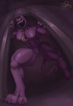 abs angle anthro black_sclera claws creepy crescent_moon doorway featureless_crotch fur inside jewelry low-angle_view male moon muscular muscular_anthro muscular_male necklace nipples nude open_mouth pecs purple_body purple_claws purple_fur purple_tail purple_wall solo standing standing_in_doorway tail tall thick_thighs wall_(structure) white_eyes worm's-eye_view dalemdaury622 mob_entertainment poppy_playtime smiling_critters catnap_(poppy_playtime) domestic_cat felid feline felis mammal 2024 english_description hi_res spanish_description watermark
