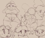 2022 animal_crossing anthro big_breasts breasts butt canid canine canis clothing domestic_dog female genitals half-closed_eyes hi_res isabelle_(animal_crossing) kiseff looking_at_viewer mammal monochrome narrowed_eyes nintendo open_mouth panties pussy shih_tzu shirt sketch slightly_chubby slightly_chubby_anthro slightly_chubby_female smile solo thick_thighs topwear toy_dog underwear wide_hips