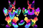 ambiguous_gender anthro cheek_tuft chest_tuft countershading facial_tuft paws smile solo sparklefur stitch_(sewing) tuft x_eye x_eyes zipper chowmalgamation ciel_(jackrabbit) hare hybrid lagomorph leporid mammal rabbit undead zombie 2023 3:2 hi_res model_sheet