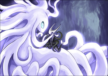 2_horns anthro arms_in_front black_body black_eyes blue_background blue_eyes doll_joints duo entwined_tentacles female female/female flat_chested glistening glistening_eyes glowing glowing_body glowing_tentacles green_tentacles horn larger_female nude_anthro on_lap pattern_background plant purple_body simple_background sitting sitting_on_another sitting_on_lap size_difference smaller_female spread_legs spreading straddling_lap tentacle_on_arm tentacles tree white_body white_head white_tentacles dual-screens hollow_knight_(franchise) team_cherry hornet_(hollow_knight) white_lady_(hollow_knight) arthropod elemental_creature flora_fauna insect treant 2026 digital_media_(artwork) digital_painting_(artwork) hi_res painting_(artwork) shaded soft_shading stepdaughter_(lore) stepmother_(lore) stepmother_and_stepchild_(lore) stepmother_and_stepdaughter_(lore) stepparent_(lore) stepparent_and_stepchild_(lore) stepparent_and_stepdaughter_(lore)