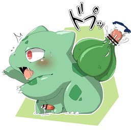 abstract_background animal_genitalia animal_penis balls blush bodily_fluids censor_bar cum cum_inside duo ejaculation erection feral genital_fluids genitals ineffective_censorship male male/male orgasm penis plant sex side_view solo_focus sweat tapering_penis tongue tongue_out unusual_penetration doneru nintendo pokemon bulbasaur elemental_creature flora_fauna generation_1_pokemon pokemon_(species) scalie 2015 censored hi_res