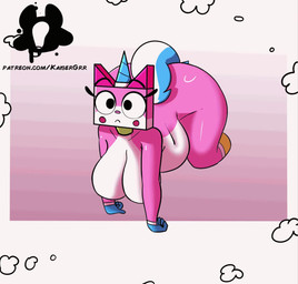anthro anthrofied big_breasts big_butt blinking blush breasts bubble_butt butt falling featureless_chest female feral_to_anthro floating gloves_(marking) handle horn leg_markings markings multicolored_body overweight pink_body poof_effect poof_transformation simple_background smile socks_(marking) solo square_head tail thick_thighs transformation two_tone_body two_tone_tail wide_hips kaiser_grr cartoon_network lego mythology the_lego_movie unikitty! unikitty domestic_cat equid equine felid feline felis mammal mythological_creature mythological_equine animated hi_res short_playtime sound video