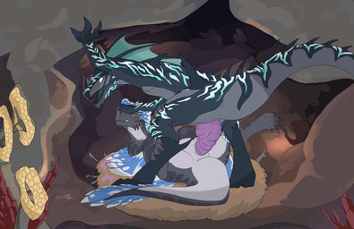 anal anal_penetration animal_genitalia big_penis feral from_front_position genitals knot knotted_penis lying male male/male missionary_position on_back penetration penis questionable_consent rough_sex sex sevenma ark_survival_(series) reaper_(ark_survival_evolved) reaper_king rock_drake animated hi_res loop