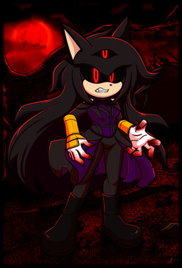 angry armwear black_hair blood blood_on_hand bodily_fluids boots claws clothing detailed_background female finger_claws footwear gold_(metal) gore hair multi_eye red_eyes redmoon shoes solo thick_thighs tight_clothing xxkenthewolfxx sega sonic_the_hedgehog_(series) fan_character eulipotyphlan hedgehog mammal absurd_res hi_res
