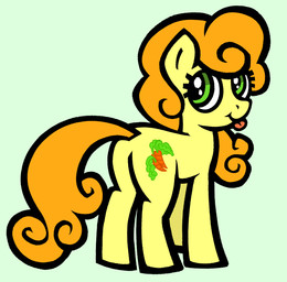 butt female feral looking_back smile solo standing tongue tongue_out catponything friendship_is_magic hasbro my_little_pony carrot_top_(mlp) earth_pony equid equine horse mammal pony absurd_res hi_res