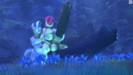 animal_genitalia animal_penis anthro big_breasts big_penis breasts duo equine_genitalia equine_penis flower genitals gynomorph gynomorph/gynomorph huge_penis hyper hyper_genitalia hyper_penis intersex intersex/intersex muscular muscular_anthro muscular_intersex penis penis_size_difference plant tfc0234 friendship_is_magic hasbro my_little_pony apple_bloom_(mlp) zecora_(mlp) equid equine horse mammal pony zebra 16:9 3d_(artwork) digital_media_(artwork) hi_res source_filmmaker_(artwork) widescreen