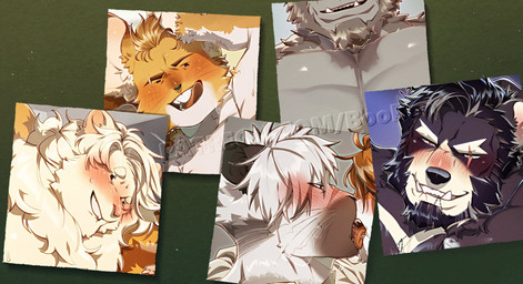 anthro beard big_muscles big_pecs bite biting_lip biting_own_lip black_body black_fur black_hair blush brown_hair chest_markings chest_tuft clothed clothing eye_scar eye_through_hair eyebrow_scar eyebrow_slit eyebrows faceless_character faceless_male facial_hair facial_scar french_kissing fur green_background grey_body grey_fur group hair kissing licking licking_lips looking_at_viewer male mane markings muscular muscular_anthro muscular_male orange_body orange_fur pecs photo ponytail scar self_bite sharp_teeth short_ponytail simple_background smile tan_body tan_fur tan_hair tan_mane teeth tongue tongue_out topless translucent translucent_hair tuft whiskers white_body white_fur yellow_eyes booboo34 august_(booboo34) cliff_zoloto rico_(booboo34) tedric_(booboo34) thomas_garrison ape bear black_bear domestic_cat felid feline felis gorilla haplorhine lion mammal moon_bear mouse murid murine pantherine primate rodent ursine 2025 absurd_res hi_res watermark