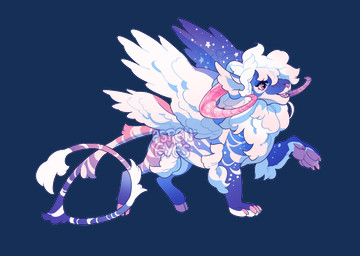 4_wings ambiguous_gender bovid_horn caprine_horn claws cloven_hooves cosmic_fur cosmic_wings countershading feathered_wings feathers feral fur hair happy hooves horn mane markings multi_wing one_leg_up open_mouth pawpads pink_body pink_claws pink_eyes pink_fur pink_markings pink_pawpads purple_body purple_feathers purple_fur raised_leg ram_horn sharp_teeth side_view simple_background smile solo spread_wings standing tail tail_tuft teeth tongue transparent_background tuft white_body white_countershading white_feathers white_fur white_hair wings aspeneyes bovid caprine felid hybrid lion luxeon mammal pantherine sheep 2016 alpha_channel