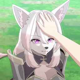 5_fingers anthro armor bite boop breasts caressing_face cleavage cleavage_cutout clothed clothing cutout danger female finger_in_mouth finger_suck fingers first_person_view fur hair inner_ear_fluff music petting purple_eyes sharp_teeth smile snout solo sucking suggestive tail tail_motion tailwag teeth tuft white_body white_fur white_hair wrist_grab bepysxd lora_(bepysxd) canid canine canis mammal wolf 1:1 animated short_playtime sound video