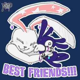 ambiguous_gender anthro duo femboy male male/ambiguous notp animal_jam wildworks lagomorph leporid mammal phantom_(animal_jam) rabbit 1:1 alpha_channel digital_media_(artwork) hi_res