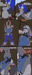 almost_fully_inside anal anal_vore anthro duo female female_pred fully_inside male male/female partially_inside same_size_vore text vore melancholicmash disney sega sonic_the_hedgehog_(series) zootopia judy_hopps sonic_the_hedgehog eulipotyphlan hedgehog lagomorph leporid mammal rabbit absurd_res english_text hi_res