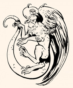 4_toes 5_fingers arms_bent belly bent_legs big_wings breasts claws digitigrade feathered_wings feathers featureless_breasts feet female fingers hair long_tail navel nude pose quadruped scales short_hair side_view simple_background small_upper_body solo straight_hair tail tapering_tail thick_tail toes white_background wing_claws wings dolljoints delicious_in_dungeon mythology falin_touden avian avian_taur dragon dragon_taur humanoid_taur hybrid mythological_creature mythological_scalie scalie taur 2025 hi_res marker_(artwork) monochrome shaded traditional_media_(artwork)