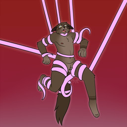 andromorph anthro arms_tied bodily_fluids bound crotch_tuft crying forced gradient_background helpless intersex legs_tied pink_tentacles pubes restrained scared simple_background solo suspension tears tentacle_around_arm tentacle_around_leg tentacle_around_neck tentacle_around_tail tentacle_around_waist tentacles tuft whinyfox domestic_cat felid feline felis mammal 1:1 digital_drawing_(artwork) digital_media_(artwork) full-length_portrait hi_res portrait trans_(lore) trans_man_(lore)