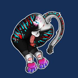 animal_genitalia animal_penis anthro anus backsack balls biped bisexual_pride_colors butt complex_markings feline_genitalia feline_penis femboy fur genitals lgbt_pride lillianamoo male male_anthro pawpads paws penile_spines penis pride_color_pawpads pride_colors solo tail kittyen domestic_cat felid feline felis mammal tabby_cat