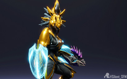 3_fingers anthro arm_feathers arm_tuft armor breasts digitigrade energy_shield feather_hair feathered_crest feathers female fingers full_armor glowing glowing_eyes gradient_background grey_body grey_feathers gun head_crest headgear helmet holding_gun holding_object holding_ranged_weapon holding_weapon needler non-mammal_breasts pseudo_hair ranged_weapon sharp_teeth simple_background solo standing teeth tuft weapon yellow_eyes silent_sfm pickle_juice_(modeler) halo_(series) microsoft xbox_game_studios alien avian kig-yar scalie t'vaoan 16:10 3d_(artwork) colored digital_media_(artwork) hi_res widescreen
