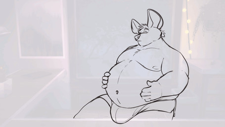 anthro belly belly_expansion big_belly biped expansion growth huge_belly male moobs navel nipples obese obese_anthro obese_male overweight overweight_anthro overweight_male solo thick_thighs weight_gain wide_hips mosin mammal mouse murid murine rodent 16:9 animated animated_gif hi_res short_playtime sketch unfinished widescreen