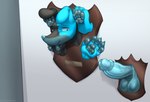 anthro balls black_body blue_body detachable detachable_feet detachable_hand detachable_head detachable_penis genitals humanoid_genitalia humanoid_penis male modular multicolored_body nude pawpads paws penis solo trophy_head trophy_penis vein veiny_penis misscinnabunnie canid canine canis domestic_dog mammal 2025 hi_res