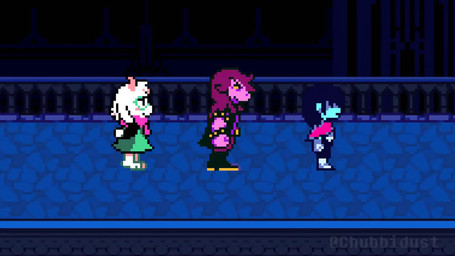 anthro barefoot clothed clothed_anthro clothed_female clothed_male clothing dancing faceplant feet female footwear group happy male marching music smile trio chubbidust sound_warning deltarune undertale_(series) kris_(deltarune) ralsei susie_(deltarune) bovid caprine cuptain darkner goat human humanoid mammal reptile scalie 16:9 animated digital_media_(artwork) long_playtime pixel_(artwork) pixel_animation sound webm widescreen