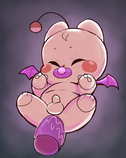 anal anal_penetration anthro balls bat_wings blush dildo extreme_penetration eyes_closed feet genitals hindpaw large_penetration male membrane_(anatomy) membranous_wings neonate nude object_in_mouth pacifier pacifier_in_mouth pawpads paws penetration penis ridiculous_fit sex_toy shota simple_background small_wings solo spread_legs spreading tight_fit wings young young_anthro churoe final_fantasy square_enix mammal moogle