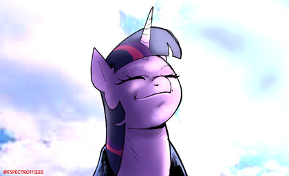 cloud eyes_closed female feral happy horn parody sky smile solo espectro111222 excuse_me_sir_(meme) friendship_is_magic hasbro my_little_pony mythology twilight_sparkle_(mlp) equid equine mammal mythological_creature mythological_equine unicorn