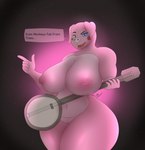 anthro banjo_(instrument) big_breasts breasts crossgender curvy_figure dialogue female guitar heterochromia holding_guitar holding_musical_instrument holding_object looking_at_viewer mtf_crossgender musical_instrument plucked_string_instrument simple_background solo string_instrument text thick_thighs voluptuous wide_hips photolol.03 five_nights_at_freddy's freddy_fazbear's_pizzeria_simulator scottgames ultimate_custom_night pigpatch_(fnaf) domestic_pig mammal suid suina sus_(pig) 2024 digital_media_(artwork) english_text hi_res