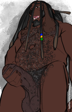 anthro balls belly_hair body_hair brown_penis chest_hair dreadlocks erection foreskin genitals grey_hair hair hair_jewelry hairy hand_on_penis humanoid_genitalia humanoid_penis male masturbation mature_male nipples partially_retracted_foreskin penile penile_masturbation penis pubes saggy_balls slightly_chubby solo vein veiny_penis snoopjay2 soudie canid canine canis domestic_dog mammal poodle hi_res