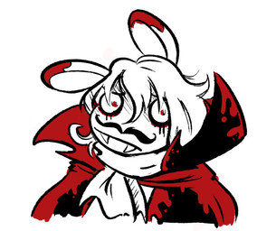 anthro black_eyebrows black_facial_hair black_mustache cape clothed clothed_anthro clothed_male clothing cravat dipstick_ears ear_markings eyebrows eyeliner facial_hair fangs fur hair long_ears looking_at_viewer makeup male male_anthro medium_hair messy_hair mouth_closed multicolored_ears mustache red_cape red_clothing red_ear_tips red_eyes simple_background solo teeth white_body white_cravat white_fur white_hair altermentality mario_bros mario_plus_rabbids_kingdom_battle nintendo raving_rabbids rayman_(series) ubisoft phantom_of_the_bwahpera ghost hybrid lagomorph mammal rabbid spirit vampire 2023 bust_portrait colored crossover digital_drawing_(artwork) digital_media_(artwork) english_description portrait shaded