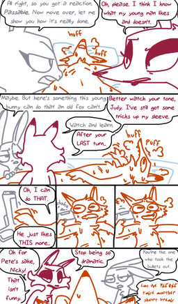 after_sex anthro bodily_fluids breath death_by_snu_snu dialogue female fluffy gun male mature_anthro mature_female nude ranged_weapon simple_background sweat text weapon the_weaver disney zootopia judy_hopps mrs._wilde mrs._wilde_(weaver) nick_wilde canid canine fox lagomorph leporid mammal rabbit red_fox true_fox comic english_text incest_(lore) mother_(lore) mother_and_child_(lore) mother_and_son_(lore) parent_(lore) parent_and_child_(lore) parent_and_son_(lore) son_(lore)