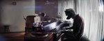 5_fingers anthro chair curtains fingers furniture inside keyboard_instrument lamp light male musical_instrument piano playing_music sitting solo sunlight table tail geewolf la_la_land canid canine canis mammal wolf 2023 digital_media_(artwork) hi_res