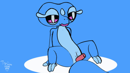 anal anal_penetration erection female feral male male_penetrated male_penetrating open_mouth penetration simple_background solo tail the_line_goat nintendo pokemon pokemon_winds_and_waves gecqua generation_10_pokemon pokemon_(species) reptile scalie 16:9 2026 animated digital_media_(artwork) hi_res loop widescreen