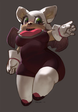 anthro blush bracelet breasts clothed clothing female footwear fur gloves green_eyes handwear jewelry membrane_(anatomy) membranous_wings solo wings triuni sega sonic_the_hedgehog_(series) rouge_the_bat bat mammal 2014 digital_media_(artwork)