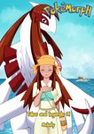 duo female text bernardol22 nasbak-cryman nintendo pokemon melody_(pokemon) generation_2_pokemon human legendary_pokemon lugia mammal pokemon_(species) absurd_res colored comic cover cover_art cover_page english_text hi_res tagme