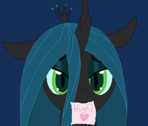 ear_twitch eyeshadow fangs female feral green_eyes green_eyeshadow green_hair hair heart_symbol horn hugs? long_hair looking_at_viewer makeup note paper pupils semi-anthro simple_background slit_pupils solo teeth transparent_background tomdantherock friendship_is_magic hasbro my_little_pony queen_chrysalis_(mlp) arthropod changeling_(mlp) 2013 alpha_channel animated low_res