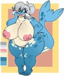 anthro anthrofied big_breasts breasts color_swatch female genitals hair nipples nude open_mouth pokemorph pussy solo demonnyuu nintendo pokemon generation_3_pokemon mammal marine pinniped pokemon_(species) sealeo hi_res