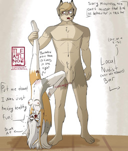 angry anthro areola balls blonde_hair blush blush_lines body_blush breasts brown_body bubble chest_tuft clitoral_hood clitoris drunk drunk_bubble duo electronics feet female flaccid fluffy fluffy_tail foreskin fur genitals grey_body grey_fur hair hanging_breasts headphones heart_(marking) holding_another humanoid_feet larger_male looking_at_another looking_down looking_up male male/female markings multicolored_body muscular muscular_male navel neck_tuft nipples nude open_mouth orange_body orange_fur pawpads paws penis pink_nipples pink_nose pink_penis pink_vulva plantigrade pubes raised_arms red_eyes simple_background size_difference smaller_female speech_bubble spread_legs spreading substance_intoxication tail text text_emphasis tuft vulva vulva_blush white_body white_hair yelling tleatlnox59 linna_(tleatlnox59) calico_cat domestic_cat felid feline felis lynx mammal absurd_res english_text hi_res