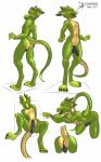 anthro balls butt claws erection foreskin genitals horn male nude open_mouth penis simple_background solo tail arashidrgn mythology dragon dz'isu mythological_creature mythological_scalie scalie 2017 hi_res