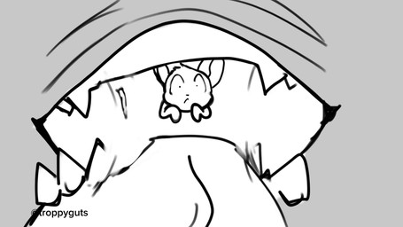 3_toes abdominal_bulge anthro anthro_pred arms_bent belly bent_legs big_belly bloated bodily_fluids bodily_noises breath bulge bulge_from_behind burp_cloud cheek_tuft clothing crossed_legs digested digestion digestion_noises duo ears_up extreme_size_difference facial_tuft feet fully_inside fur gulp_(sound_effect) half-closed_eyes huge_thighs inside_mouth internal legs_together legwear light male male/male male_prey micro mostly_nude mostly_nude_anthro mostly_nude_male motion_lines muffled_screaming narrowed_eyes onomatopoeia open_mouth oral_vore organs overweight overweight_anthro panting pawpads paws saliva same_size_vore size_difference sloshing_belly soft_vore sound_effects squirming stomach swallowing sweater tail teeth text thick_thighs thigh_highs toes tongue tongue_out toonsquid_2.0 topwear tuft turtleneck twitter_handle unwilling_prey vore sound_warning troppygutz troppy domestic_cat felid feline felis humanoid mammal mouse murid murine rodent 16:9 2025 2d_animation animated artist_name digital_media_(artwork) digital_painting_(artwork) english_description english_text frame_by_frame hi_res long_playtime painting_(artwork) shaded soft_shading sound watermark webm widescreen