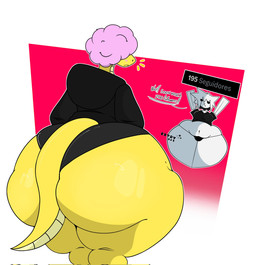 anthro big_butt breasts butt female femboy happy_moment huge_butt huge_hips male male/female wide_hips humanoid hi_res milestone_celebration