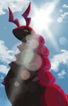 ambiguous_gender feral outside solo misael4ever nintendo pokemon generation_5_pokemon pokemon_(species) scolipede 9:14 hi_res