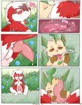 absurd_res ambiguous_gender anal animal_genitalia animal_penis anthro anthro_on_feral bestiality bodily_fluids canine_genitalia canine_penis comic cum deep_rimming duo eeveelution erection feral first_person_view forest generation_4_pokemon generation_7_pokemon genital_fluids genitals handjob hi_res knot leafeon looking_at_viewer lycanroc male male/ambiguous male_pov midnight_lycanroc nintendo oral penile penis plant pokemon pokemon_(species) precum prostate prostate_stimulation rimming sex sheath shrub spicykiwi spread_legs spreading stroking_penis tongue tongue_out tree vein veiny_penis