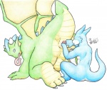 2008 anal anal_fisting anal_penetration anthro anus bandai_namco big_penis biped blue_body blue_skin brokenwing colored_pencil_(artwork) comic countershading digimon digimon_(species) dragon duo erection european_mythology fisting flamedramon freckles_(artist) genitals huge_penis humanoid_genitalia humanoid_penis male male/male male_penetrated male_penetrating male_penetrating_male membrane_(anatomy) membranous_wings mythological_creature mythological_scalie mythology nude penetration penis scalie sex spread_anus spreading stretched_anus tail traditional_media_(artwork) western_dragon wings