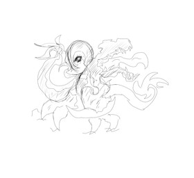 corruption male solo sgtcarter009 nintendo pokemon sargeant_carter generation_5_pokemon pokemon_(species) snivy symbiote hi_res monochrome sketch