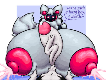ambiguous_gender antennae_(anatomy) anthro big_breasts big_nipples big_penis bodily_fluids breast_fondling breast_play breast_squeeze breast_squish breasts colored_milk cum cum_drip dialogue dripping duo female first_person_view flavored_milk fondling fur genital_fluids genitals glans hand_on_breast huge_breasts huge_nipples huge_penis hyper hyper_breasts hyper_genitalia hyper_nipples hyper_penis intersex intersex/male lactating machine male milk neck_tuft nipples penis pink_milk pink_nipples protogen_visor puffy_nipples sex simple_background smug_face squeezing squish strawberry_milk text titfuck tuft unusual_bodily_fluids unusual_lactation unusual_milk vein veiny_penis white_body white_fur white_tuft anatoly_genghis_khan g-khan canid canine canis domestic_dog husky mammal nordic_sled_dog protogen spitz 2026 4:3 colored digital_media_(artwork) english_text paint.net_(artwork) shaded busty_boy_(lore)